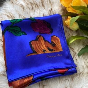 Christian Dior silk scarf